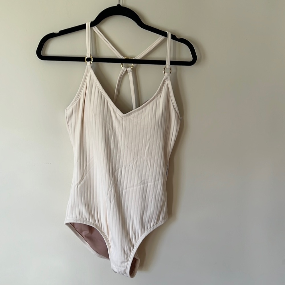 Target Bone One-Piece Swimsuit NWT